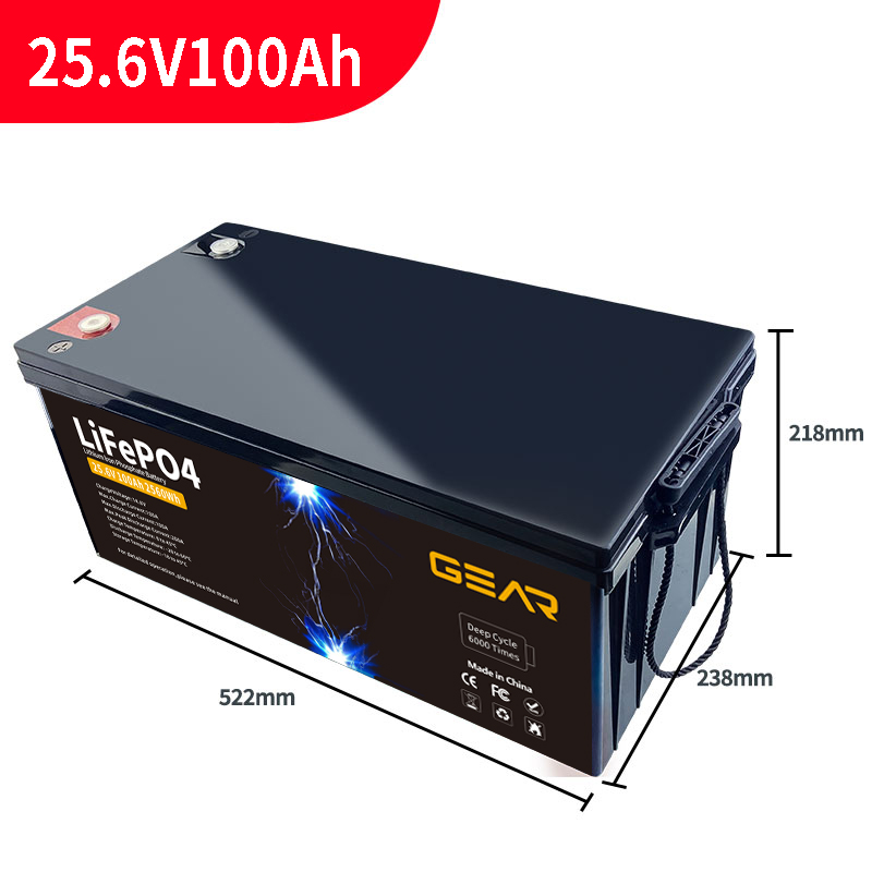 Акумуляторна батарея GEAR LiFePo4 25.6V / 100 Ah (2560Wh)